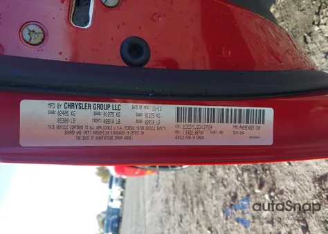 2012 Dodge Challenger Srt8 392 from USA, damaged, VIN 2C3CDYCJ3CH137524